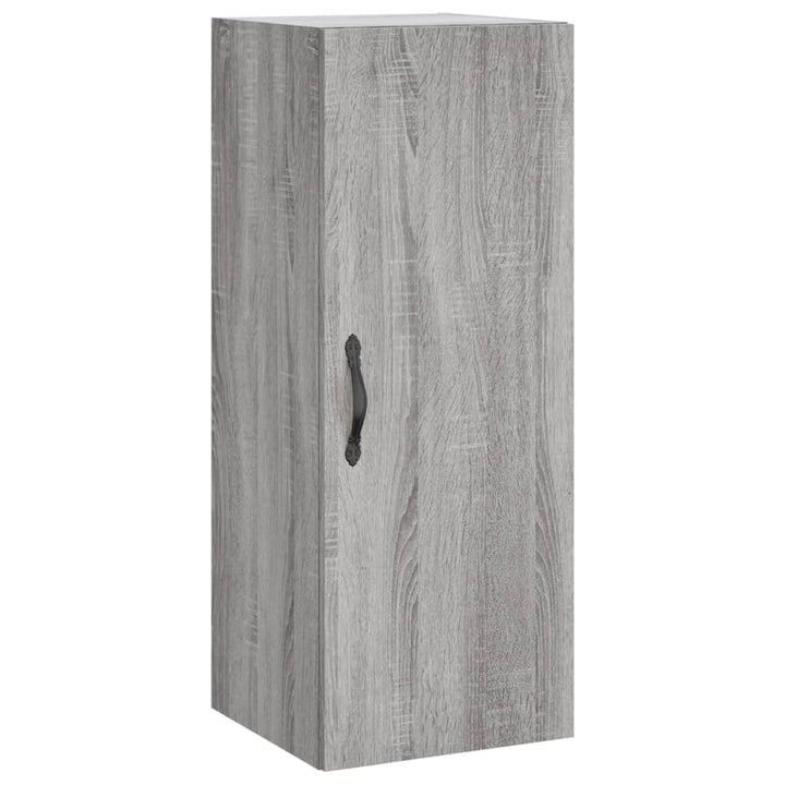 højskab 34,5x34x180 cm konstrueret træ grå sonoma-eg