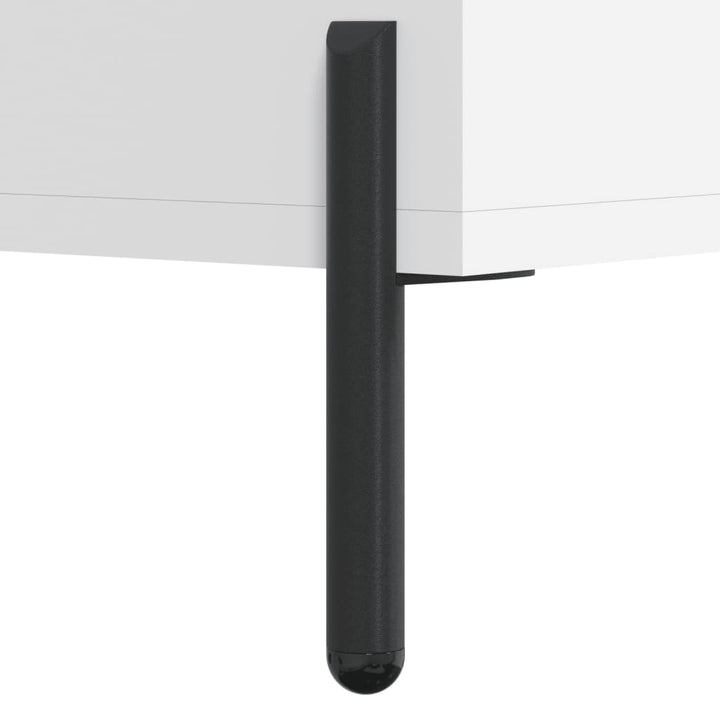 skab 34,5x34x180 cm konstrueret træ hvid