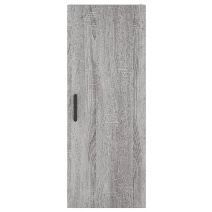 højskab 34,5x34x180 cm konstrueret træ grå sonoma-eg