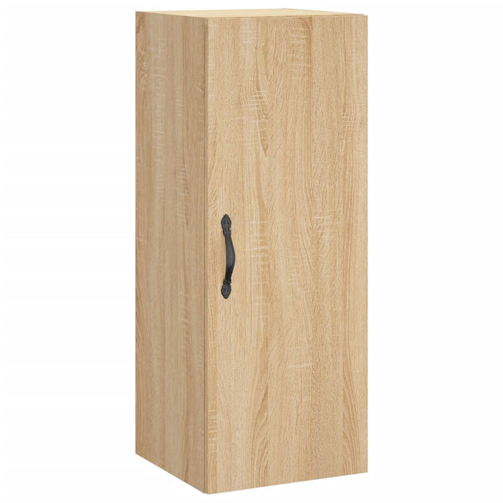 skab 34,5x34x180 cm konstrueret træ sonoma-eg