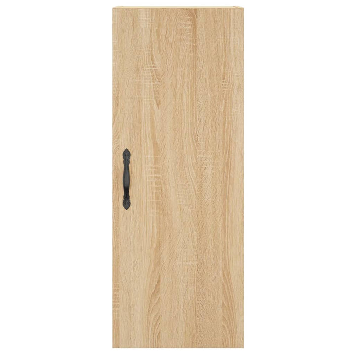 skab 34,5x34x180 cm konstrueret træ sonoma-eg
