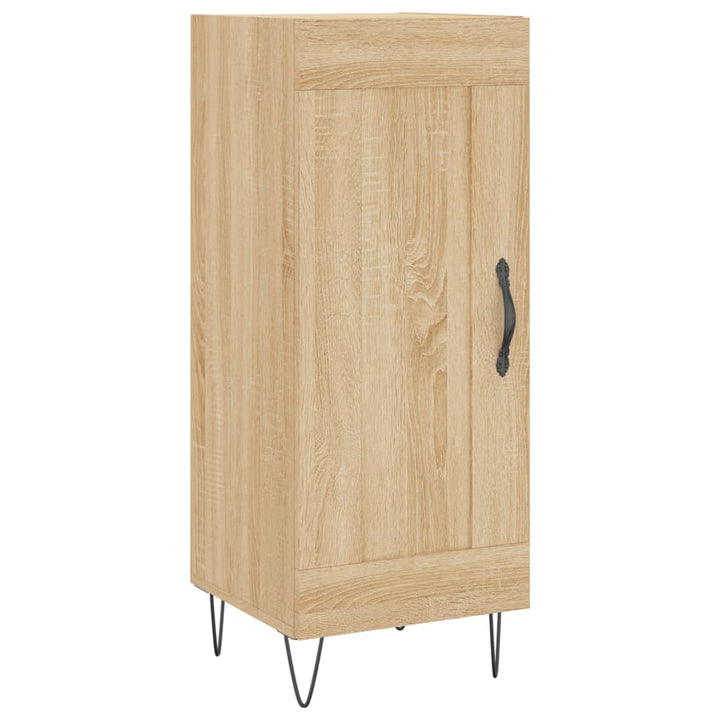 skab 34,5x34x180 cm konstrueret træ sonoma-eg