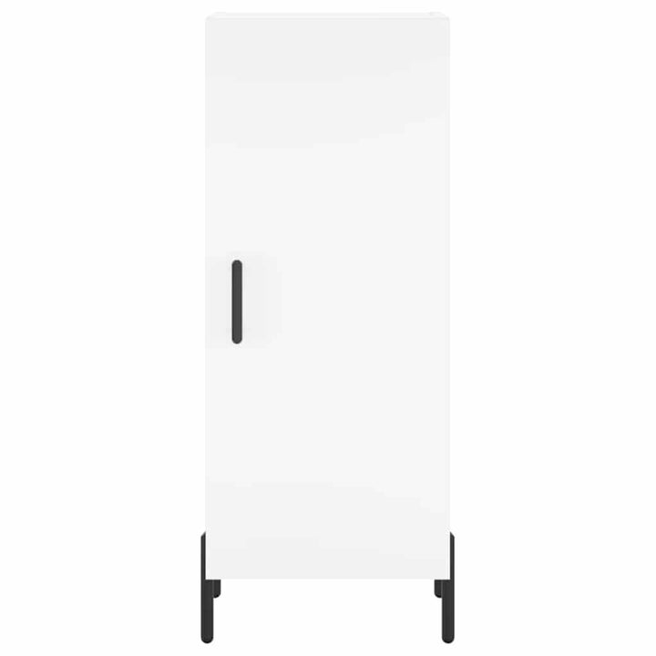 skab 34,5x34x180 cm konstrueret træ hvid