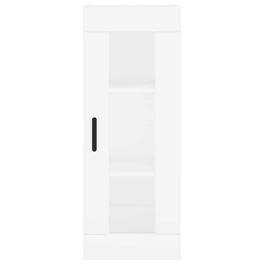 skab 34,5x34x180 cm konstrueret træ hvid