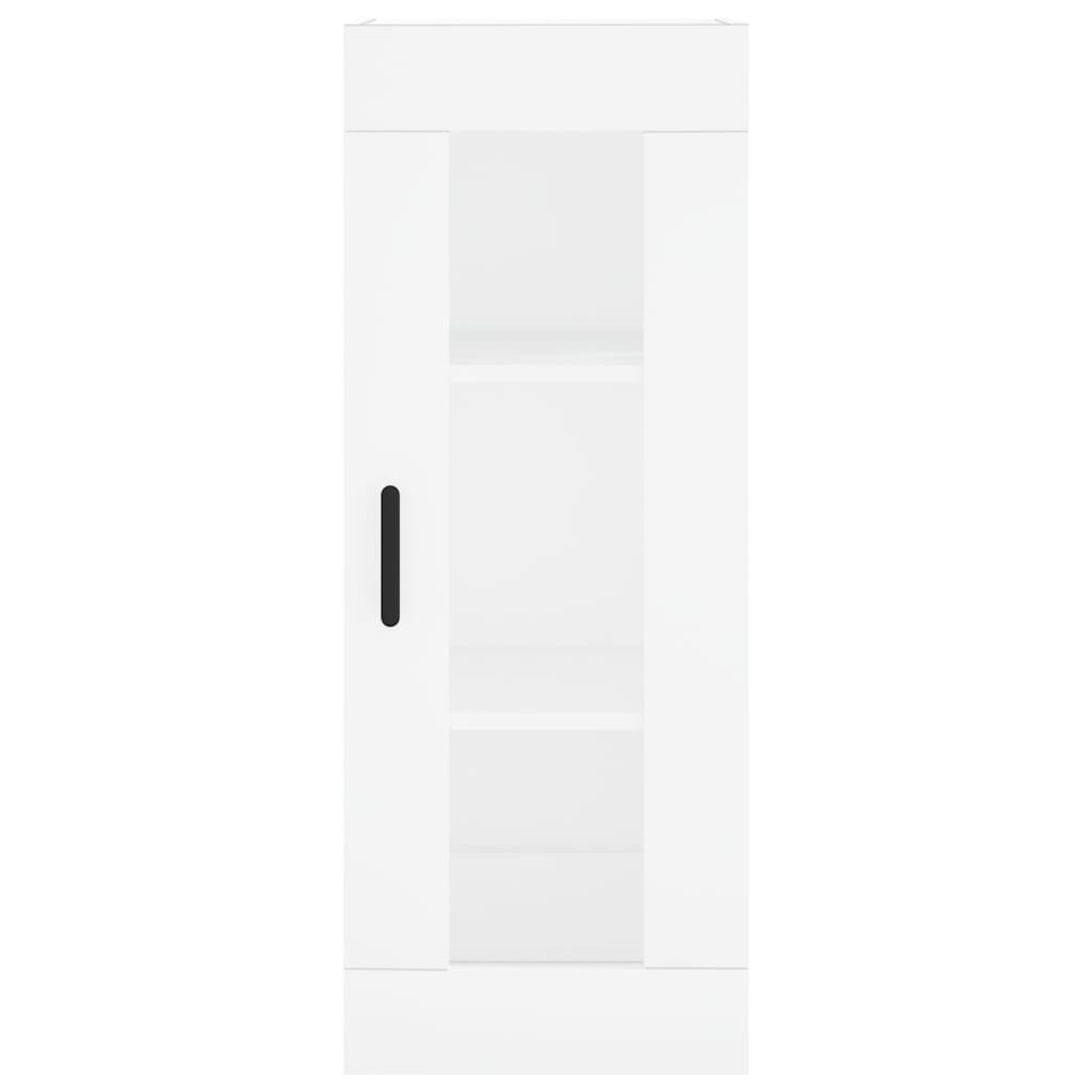 skab 34,5x34x180 cm konstrueret træ hvid
