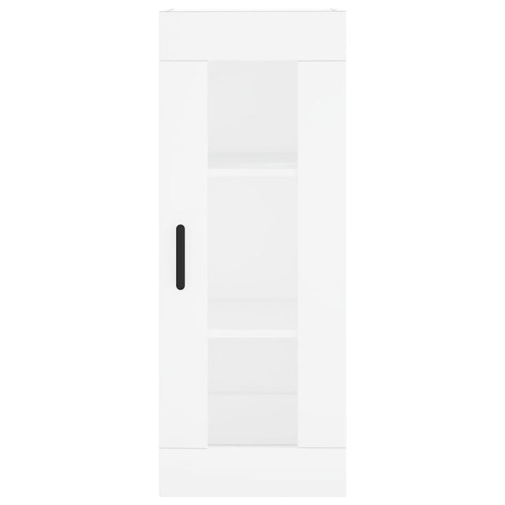 skab 34,5x34x180 cm konstrueret træ hvid
