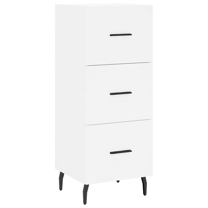skab 34,5x34x180 cm konstrueret træ hvid