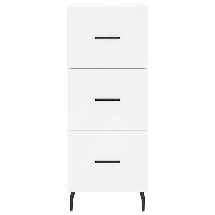 skab 34,5x34x180 cm konstrueret træ hvid
