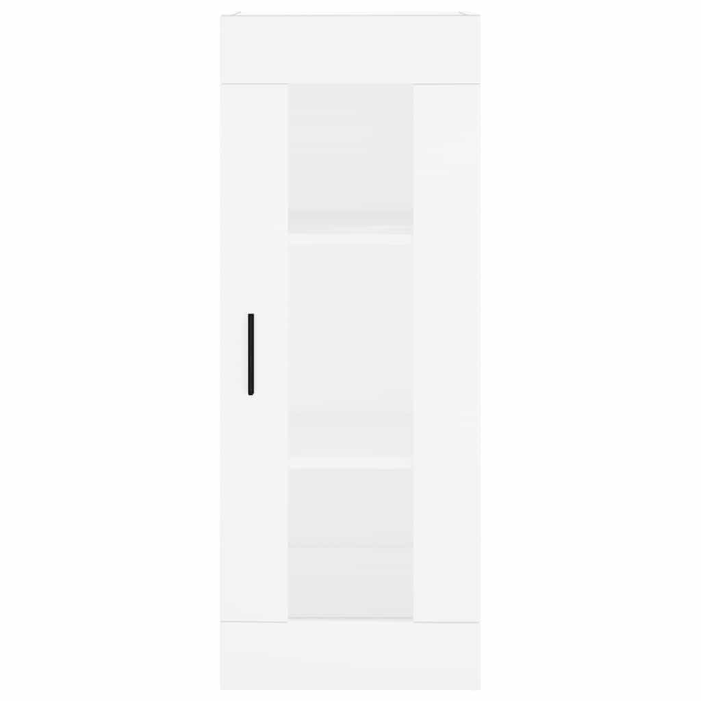 skab 34,5x34x180 cm konstrueret træ hvid