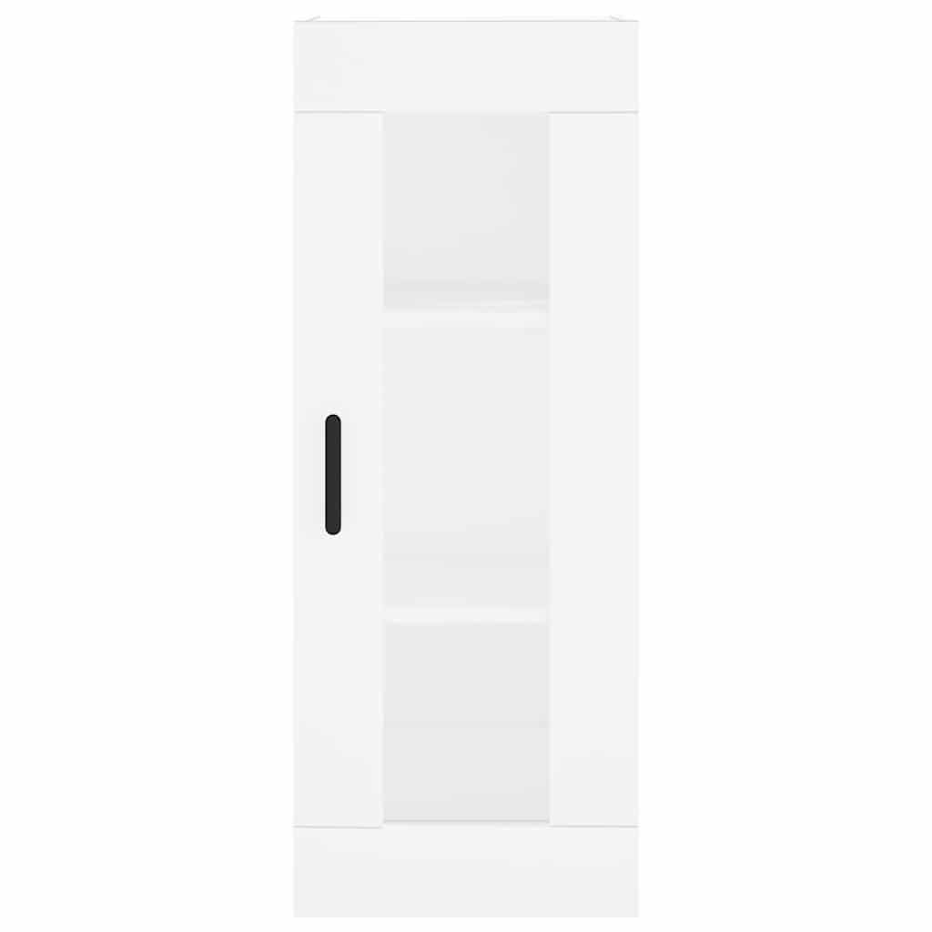 skab 34,5x34x180 cm konstrueret træ hvid