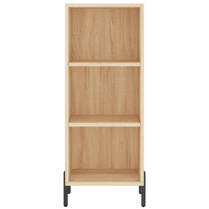 skab 34,5x34x180 cm konstrueret træ sonoma-eg
