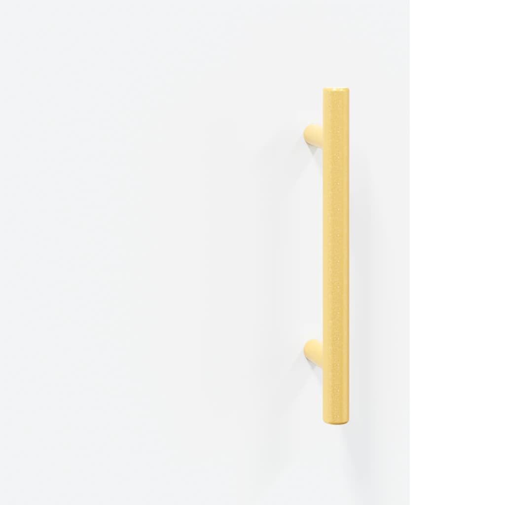 skab 34,5x34x180 cm konstrueret træ hvid