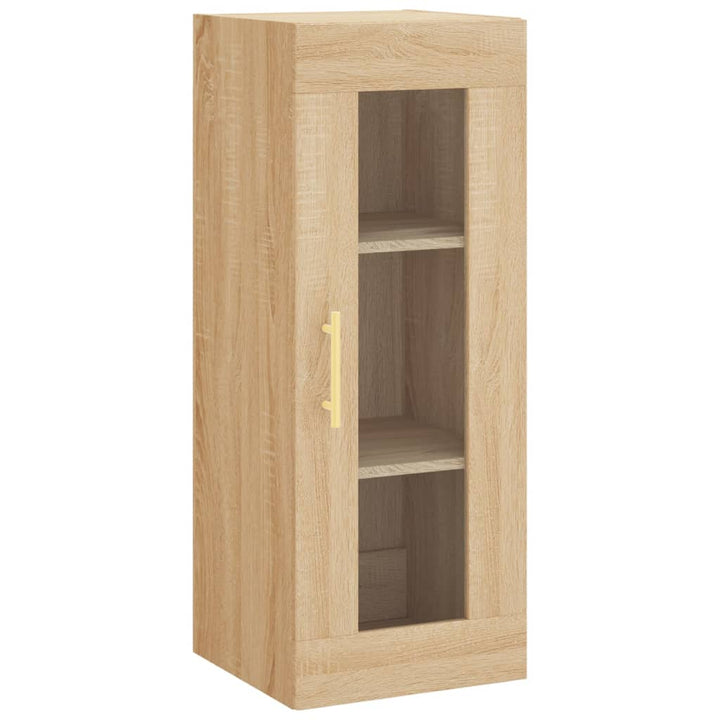 skab 34,5x34x180 cm konstrueret træ sonoma-eg