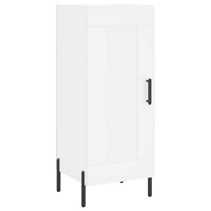skab 34,5x34x180 cm konstrueret træ hvid