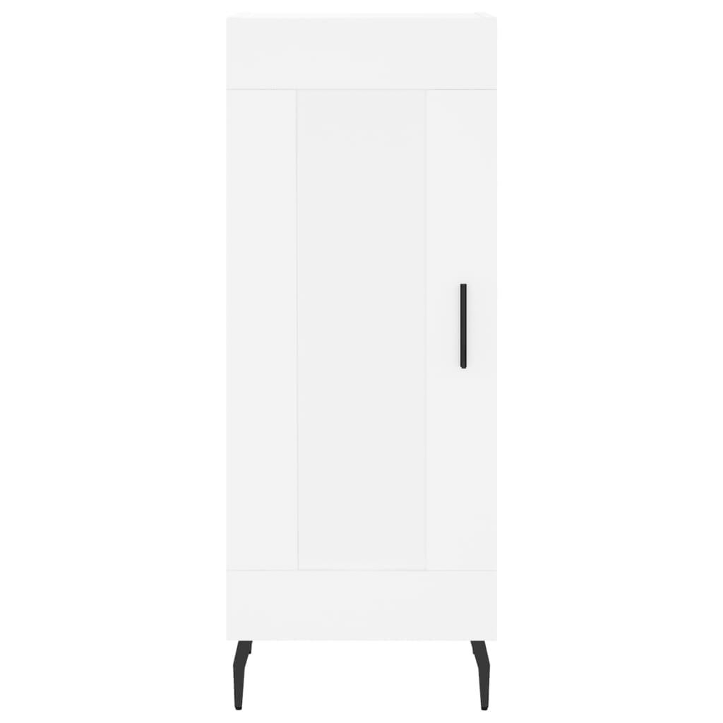 skab 34,5x34x180 cm konstrueret træ hvid