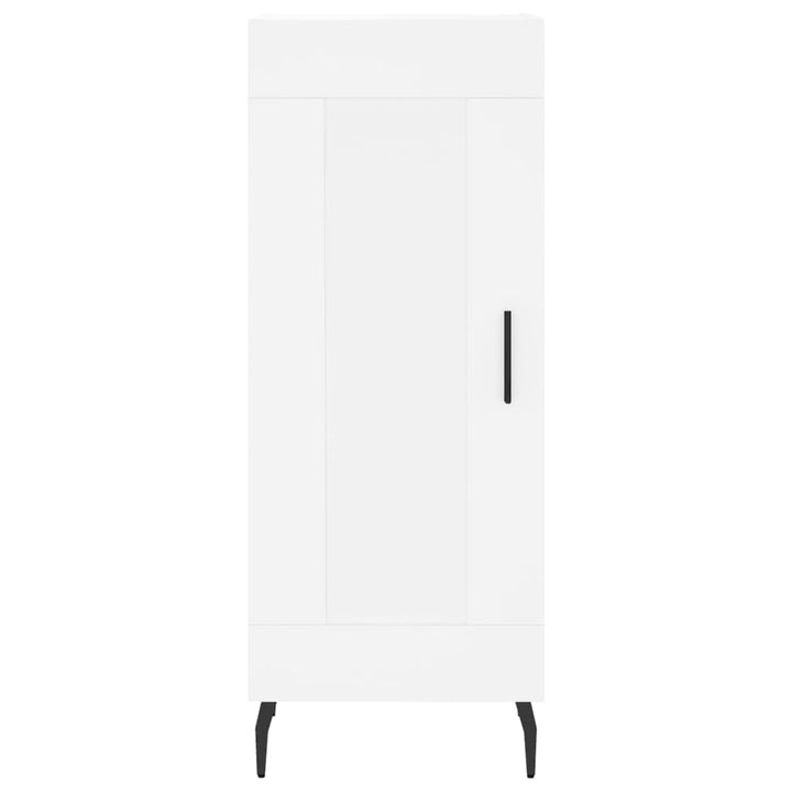 skab 34,5x34x180 cm konstrueret træ hvid