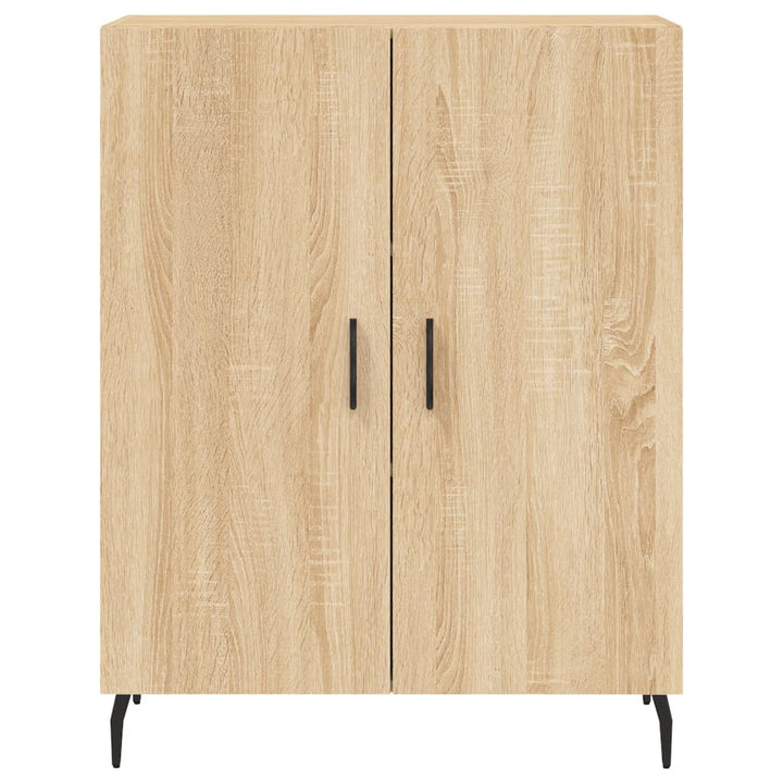 højskab 69,5x34x180 cm konstrueret træ sonoma-eg