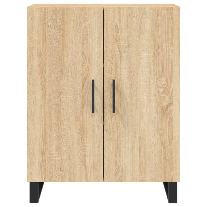 højskab 69,5x34x180 cm konstrueret træ sonoma-eg