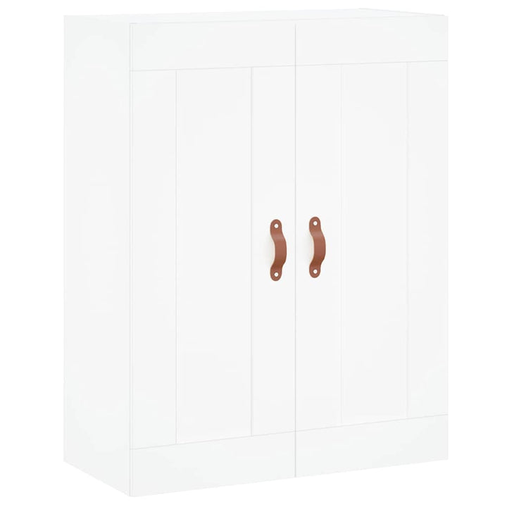 højskab 69,5x34x180 cm konstrueret træ hvid