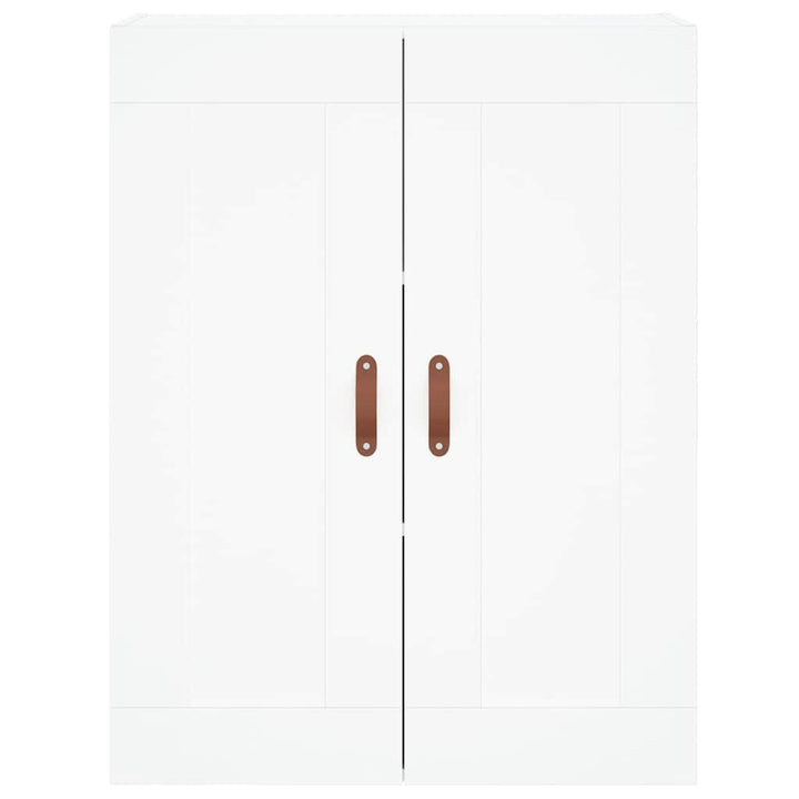 højskab 69,5x34x180 cm konstrueret træ hvid