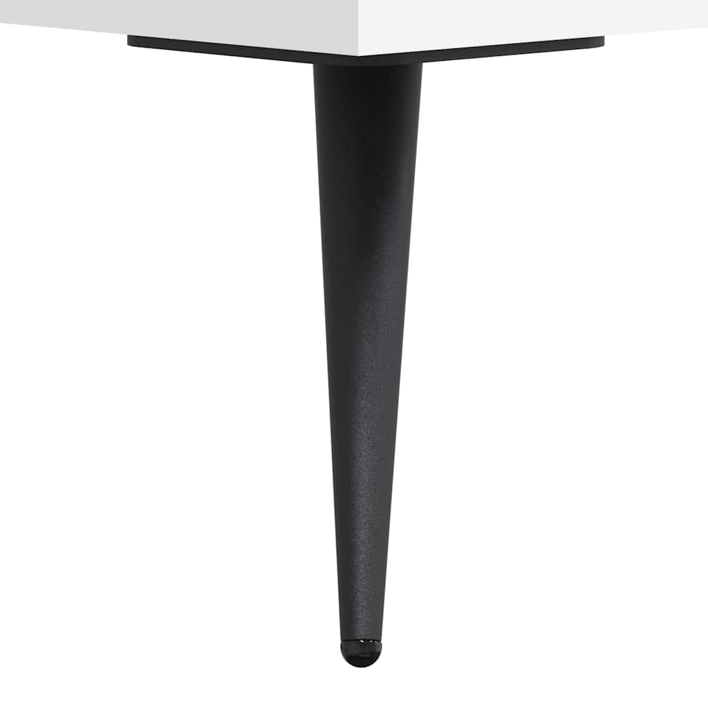 højskab 69,5x34x180 cm konstrueret træ hvid