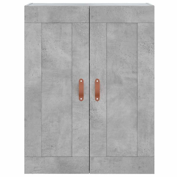 højskab 69,5x34x180 cm konstrueret træ betongrå