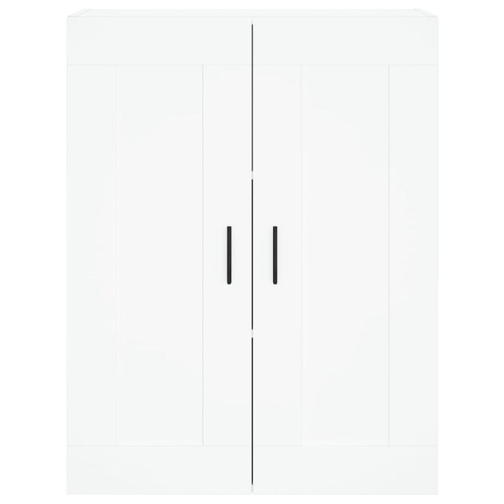 højskab 69,5x34x180 cm konstrueret træ hvid