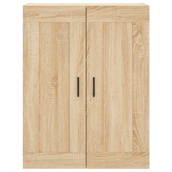 højskab 69,5x34x180 cm konstrueret træ sonoma-eg