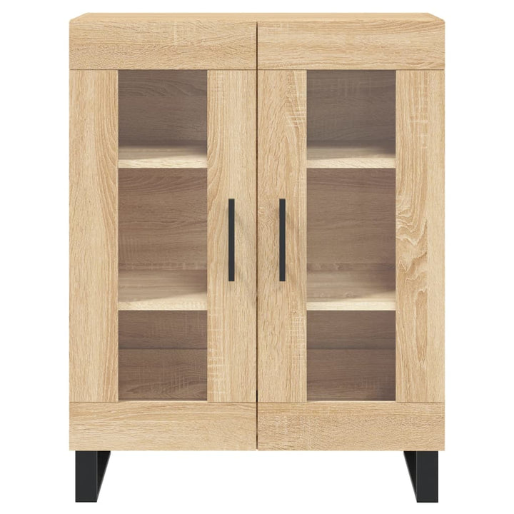 højskab 69,5x34x180 cm konstrueret træ sonoma-eg