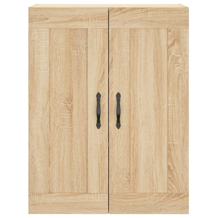 højskab 69,5x34x180 cm konstrueret træ sonoma-eg