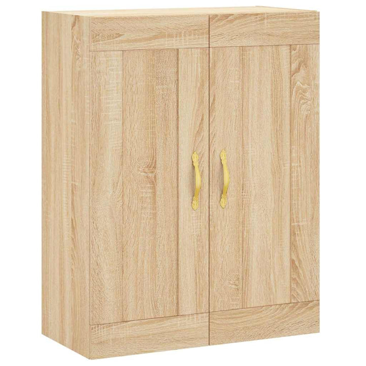 højskab 69,5x34x180 cm konstrueret træ sonoma-eg