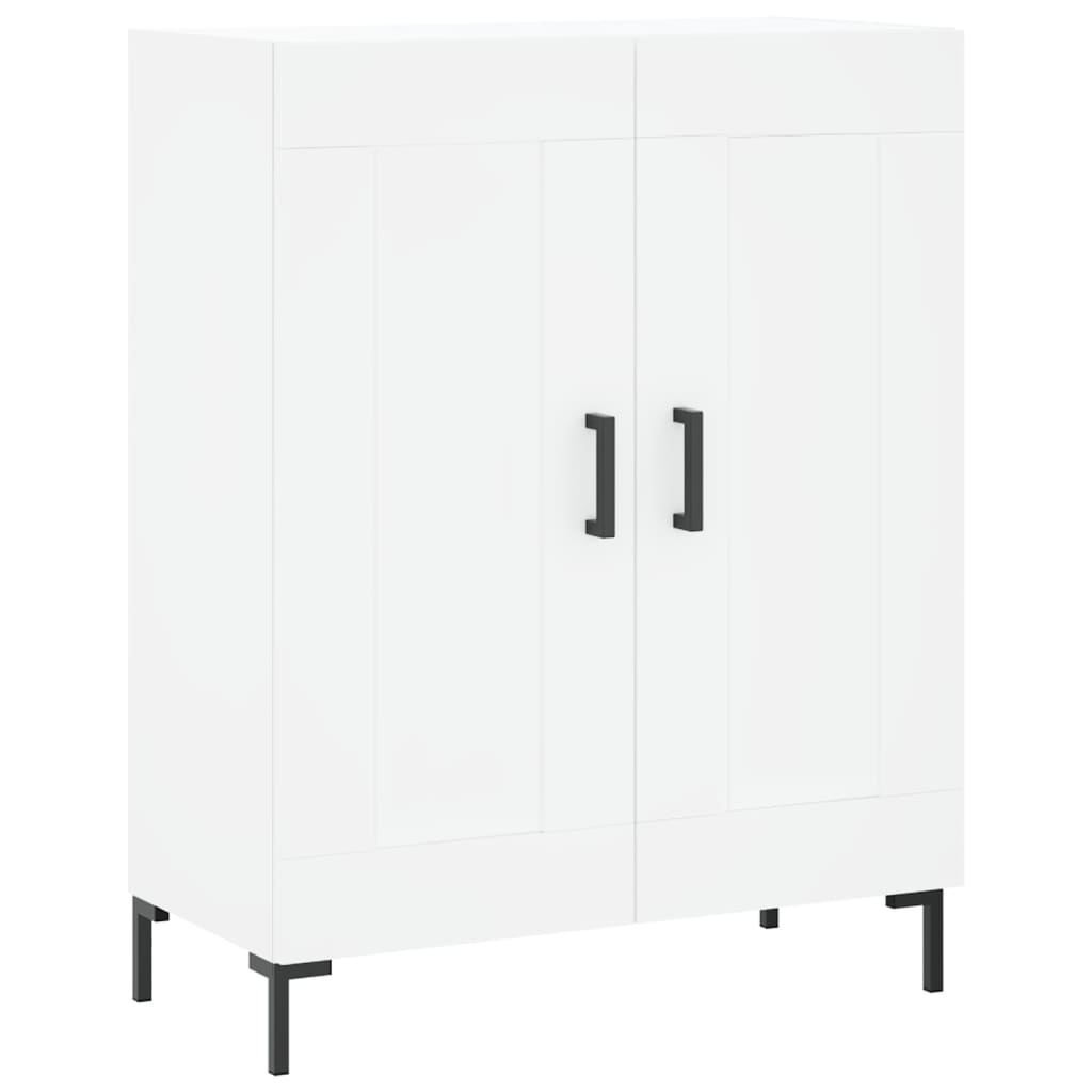 højskab 69,5x34x180 cm konstrueret træ hvid