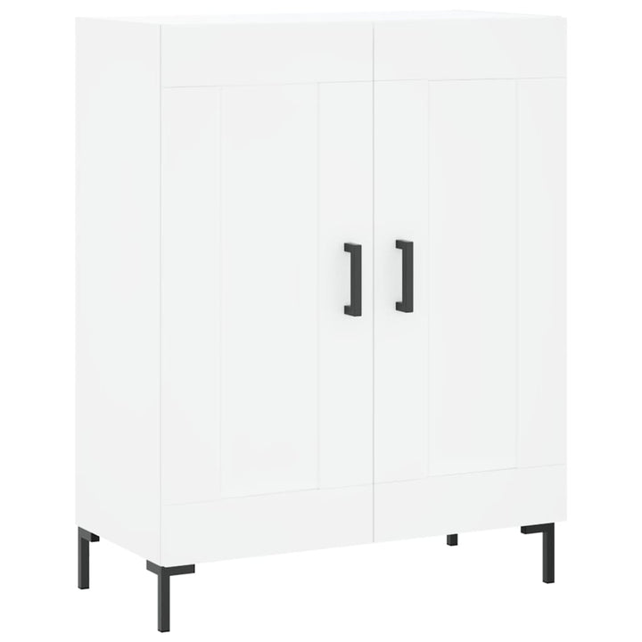 højskab 69,5x34x180 cm konstrueret træ hvid