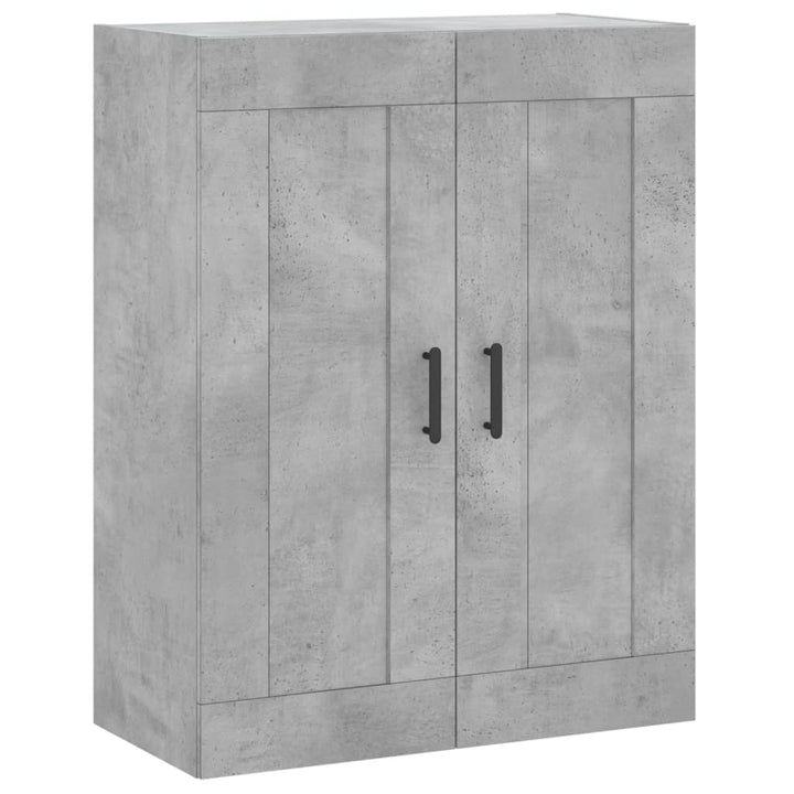 højskab 69,5x34x180 cm konstrueret træ betongrå