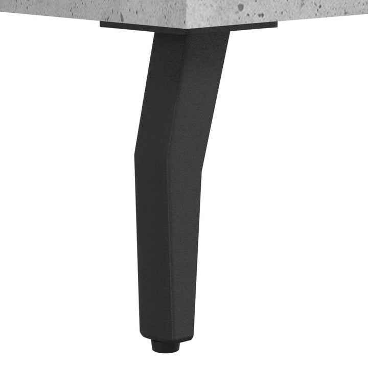 højskab 69,5x34x180 cm konstrueret træ betongrå