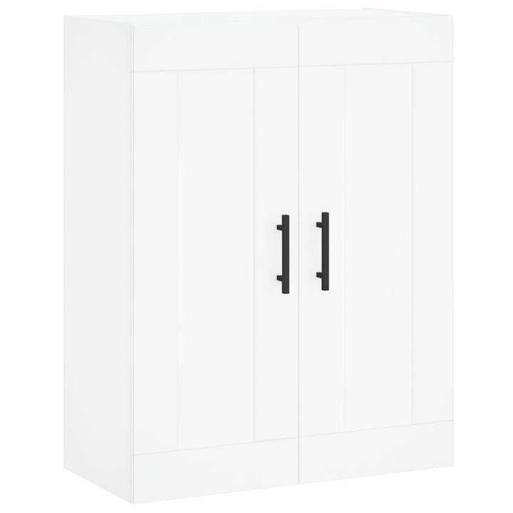 højskab 69,5x34x180 cm konstrueret træ hvid