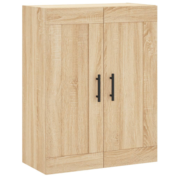 højskab 69,5x34x180 cm konstrueret træ sonoma-eg