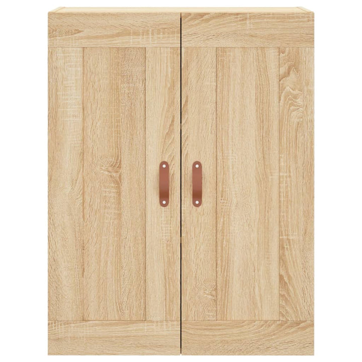 højskab 69,5x34x180 cm konstrueret træ sonoma-eg