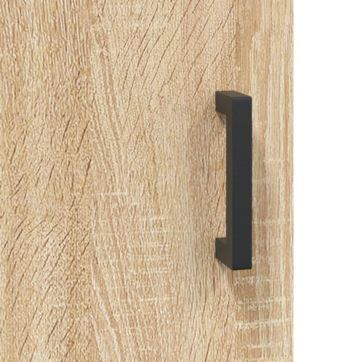 højskab 69,5x34x180 cm konstrueret træ sonoma-eg