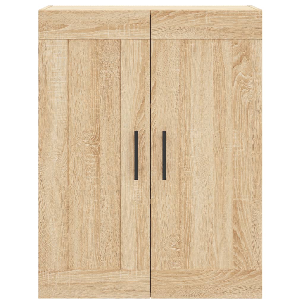 højskab 69,5x34x180 cm konstrueret træ sonoma-eg