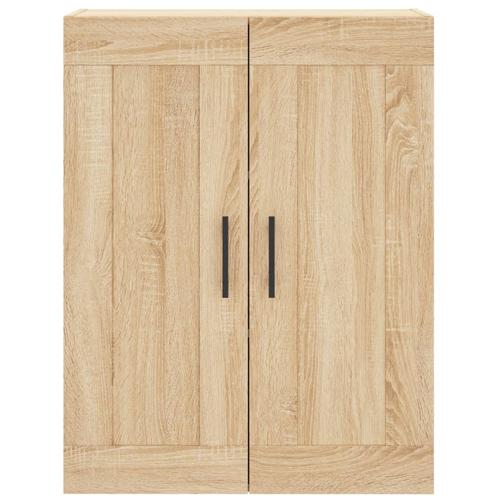 højskab 69,5x34x180 cm konstrueret træ sonoma-eg