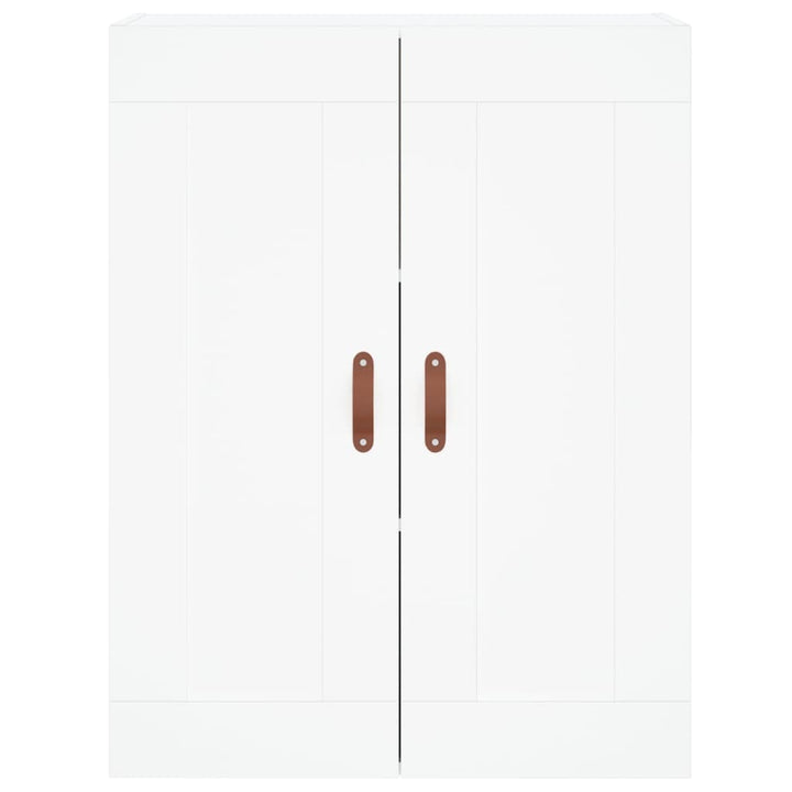 højskab 69,5x34x180 cm konstrueret træ hvid