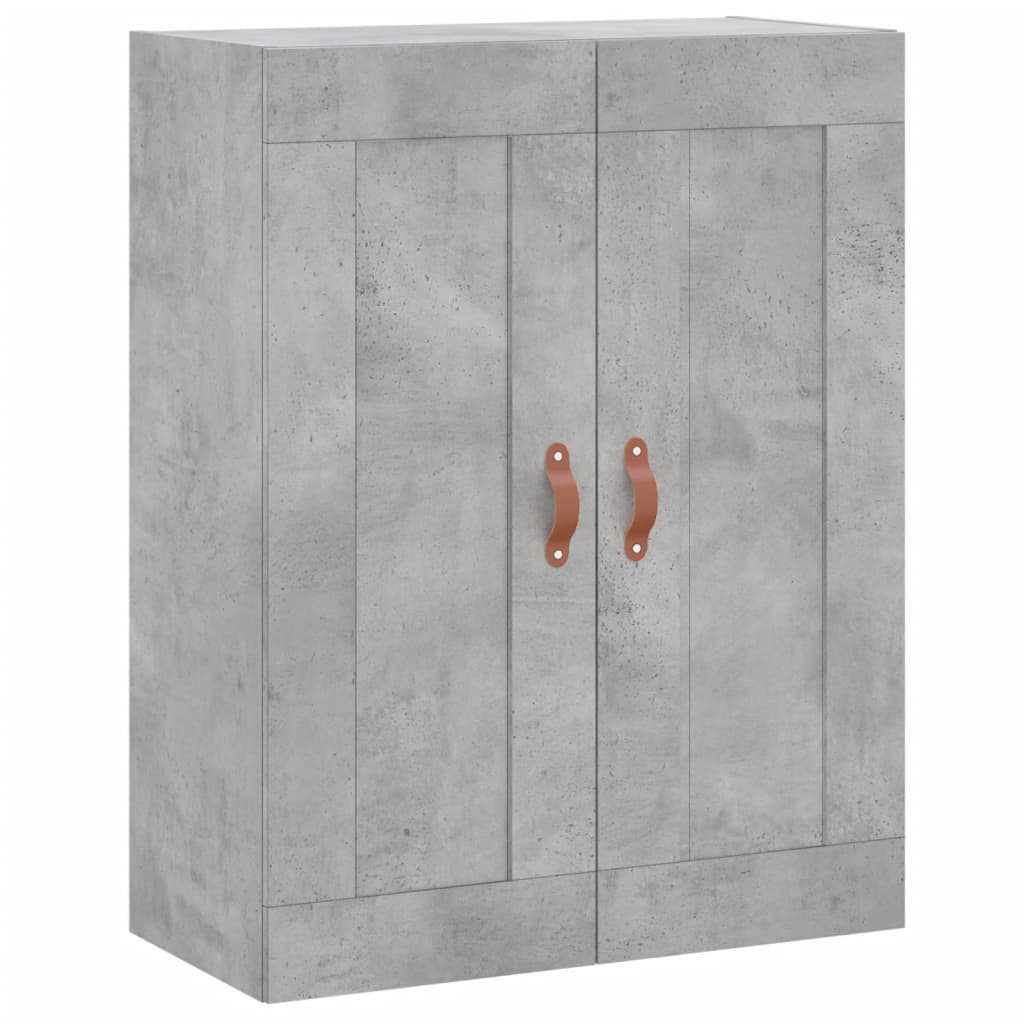 højskab 69,5x34x180 cm konstrueret træ betongrå
