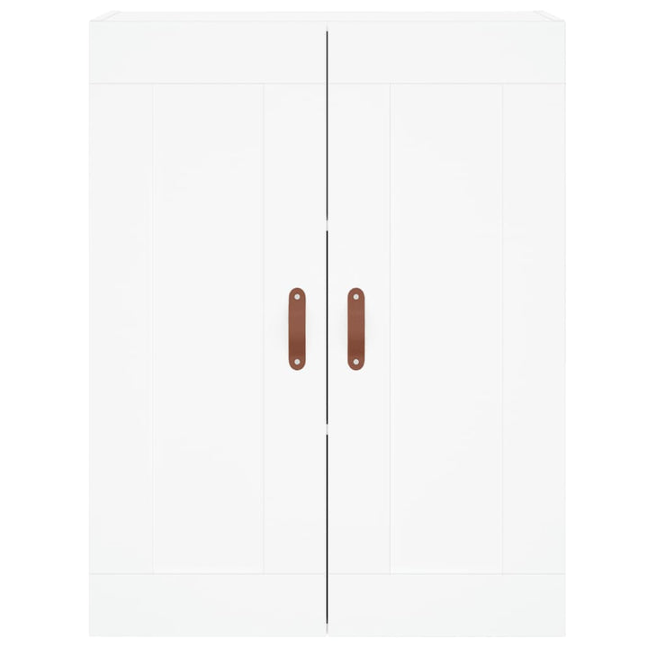 højskab 69,5x34x180 cm konstrueret træ hvid
