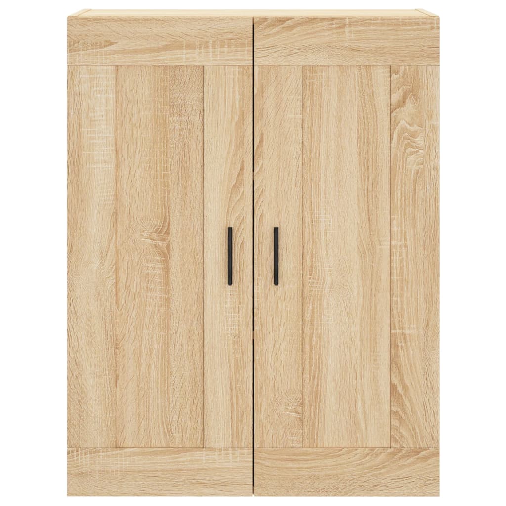 højskab 69,5x34x180 cm konstrueret træ sonoma-eg