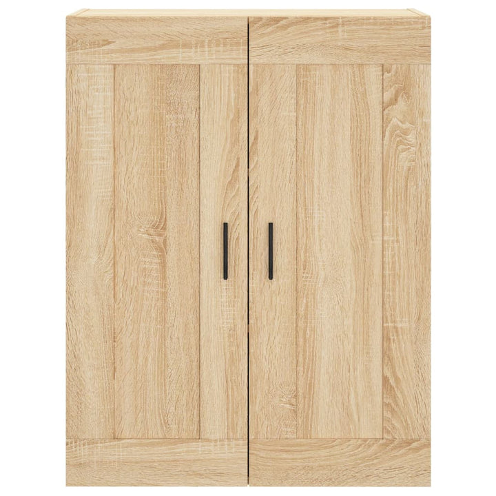 højskab 69,5x34x180 cm konstrueret træ sonoma-eg