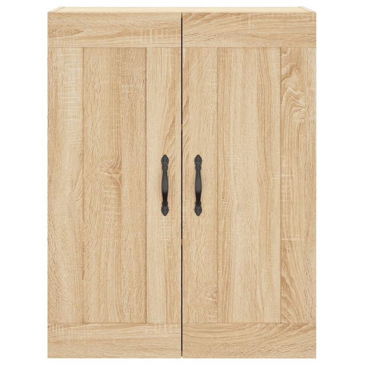 højskab 69,5x34x180 cm konstrueret træ sonoma-eg