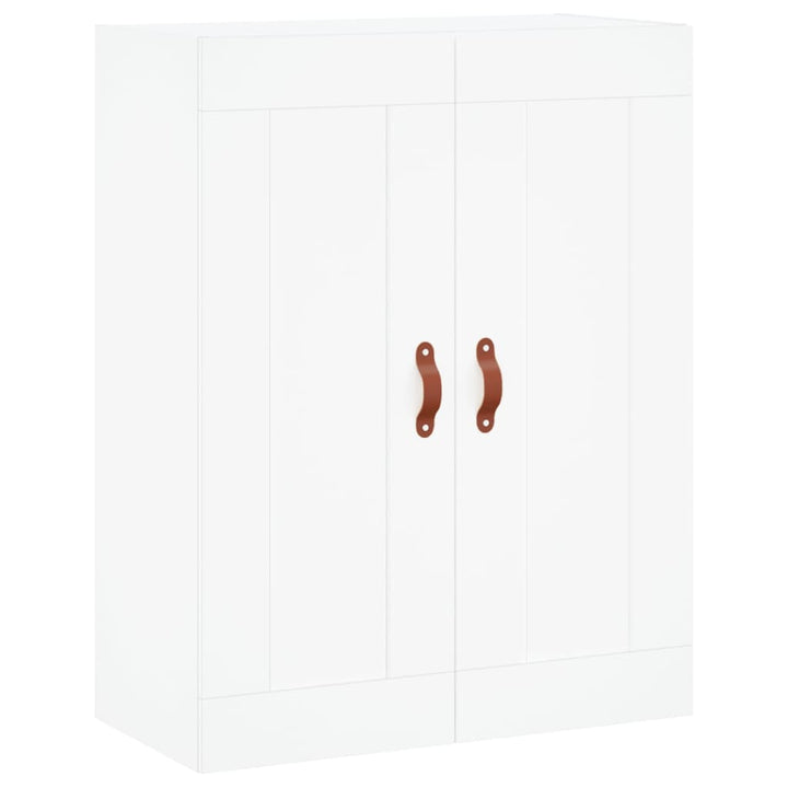 højskab 69,5x34x180 cm konstrueret træ hvid