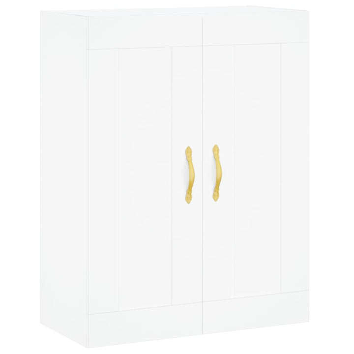 højskab 69,5x34x180 cm konstrueret træ hvid