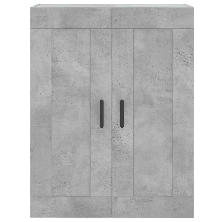 højskab 69,5x34x180 cm konstrueret træ betongrå